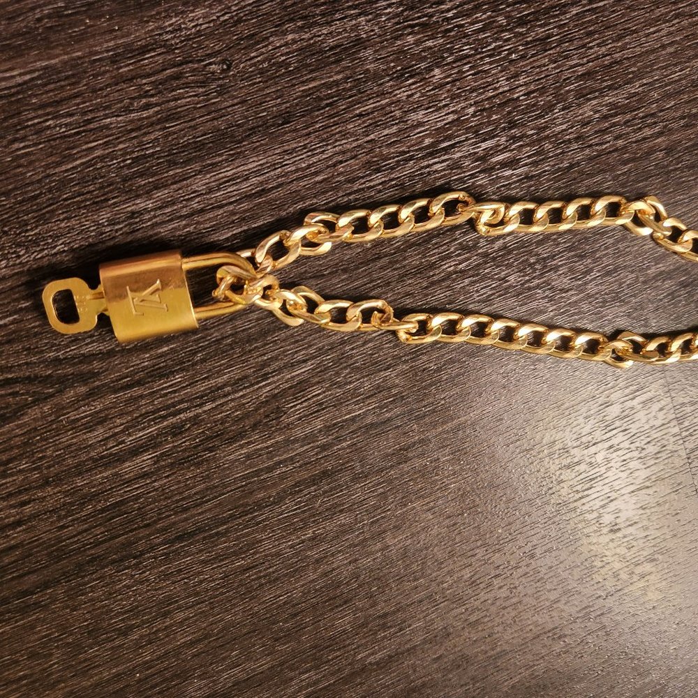 Louis Vuitton Lock necklace with key